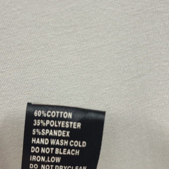 Pol Cap Sleeve 2 Tone Burgundy Cream Comfortable Jersey Top Shirt Womens Small - Picture 9 of 9